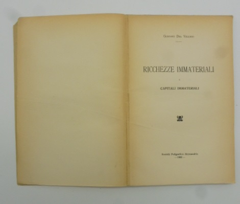 Ricchezze immateriali e capitali immateriali